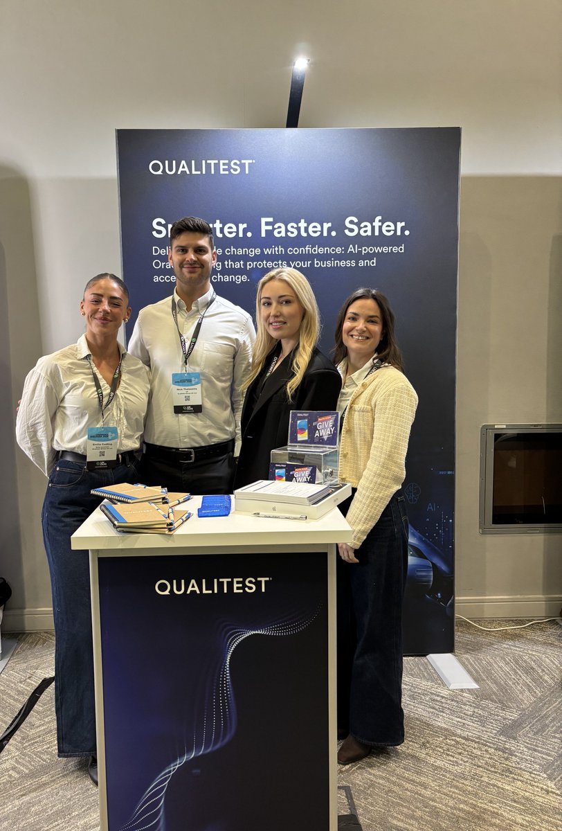 Qualitest's tweet image. We are all set for Day 1 of #UKOUGConferenceDiscover2025!

Head over to The Eastside Rooms in Birmingham to meet the @Qualitest team. Don’t miss out, come say hi!

@UKOUG #OracleTesting #QualitestAtUKOUGDiscover2025
