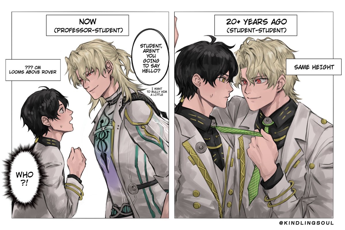 kindlingsoul's tweet image. Old shoolmate (headcanon)
Read from right → left
#LuukRover #LuukHerssen #Rover