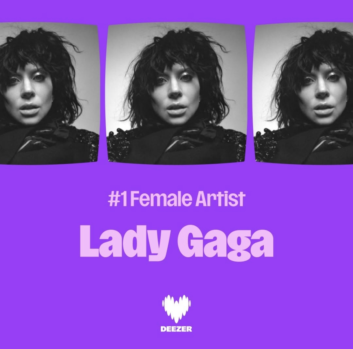 2025 É DELA!

Deezer divulga oficialmente que Lady Gaga foi a artista feminina mais reproduzida de sua plataforma global em 2025.