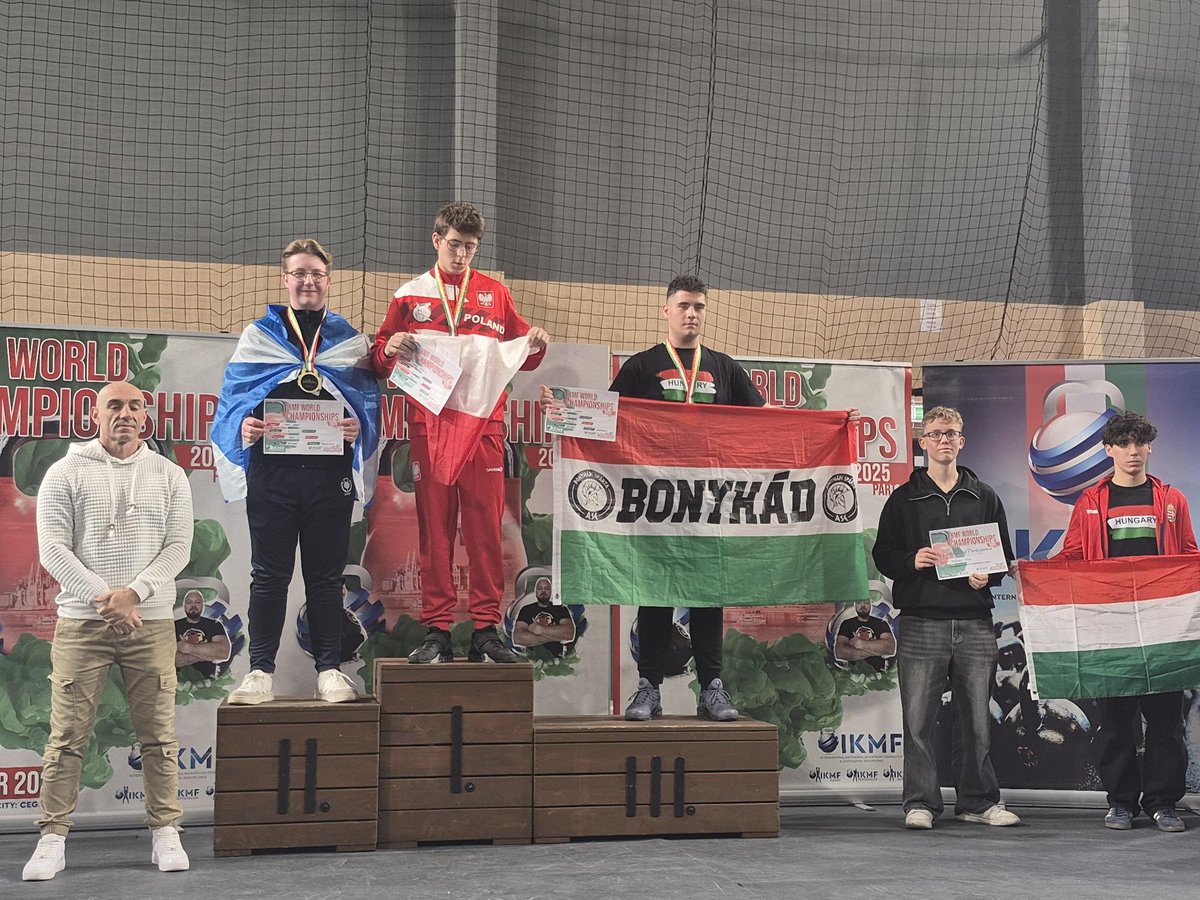 Over the weekend, Craig Smart was in Hungary competing as part of the
Scotland team in Kettlebell Sport.  He is the only youth team representative

 He won a silver medal in Pentathlon, by a narrow margin, when competing
against members of the Polish and Hungarian teams. 👏🏼💪🏼