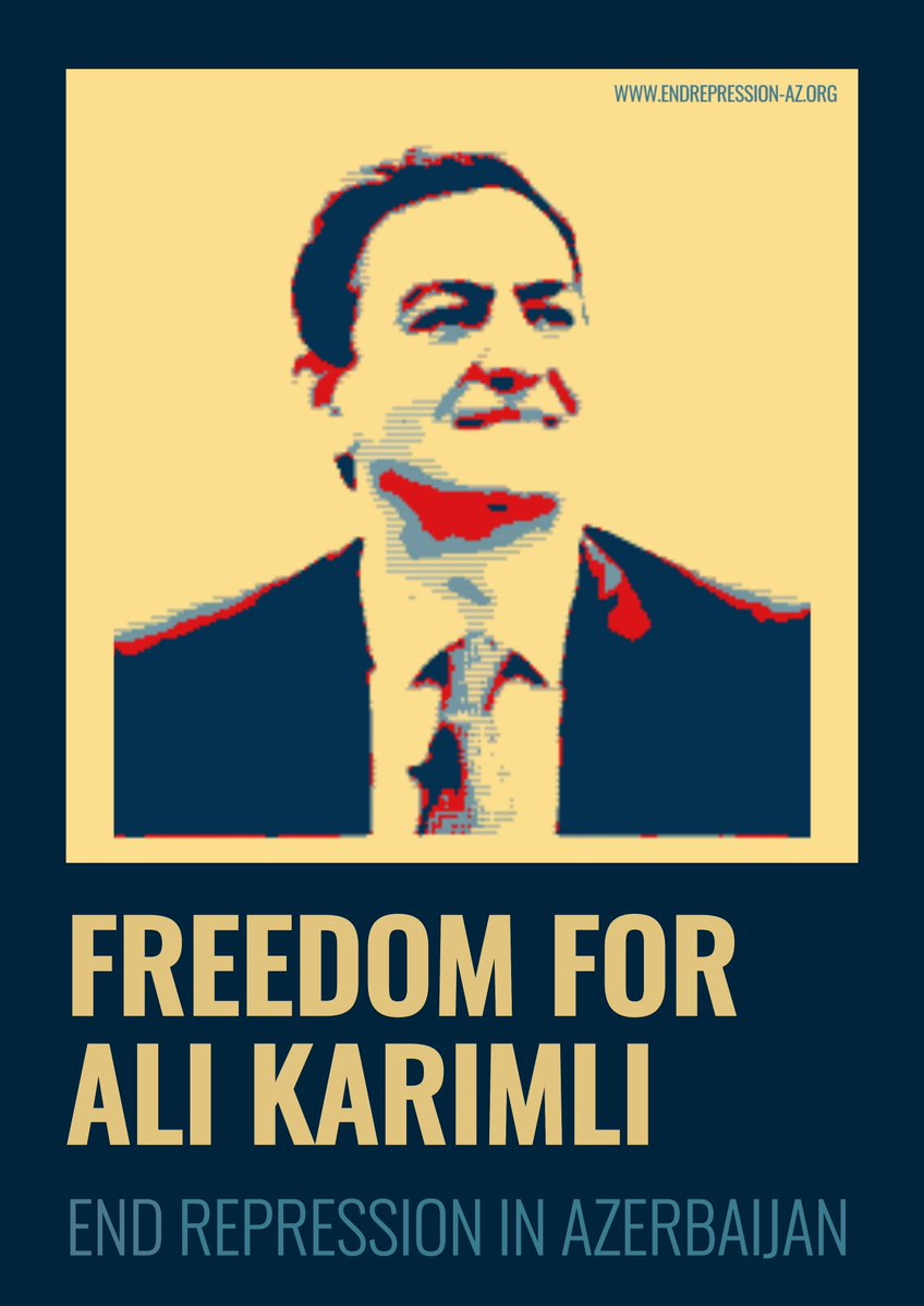 2.5 months pre-trial detention for Ali Karimli 🇦🇿⚖️

Today the Baku city Sabail District Court remanded Ali Karimli, chairman of the Popular Front Party of Azerbaijan, into pretrial detention until 16 February 2026.

The sign is clear: prosecution will start 💔