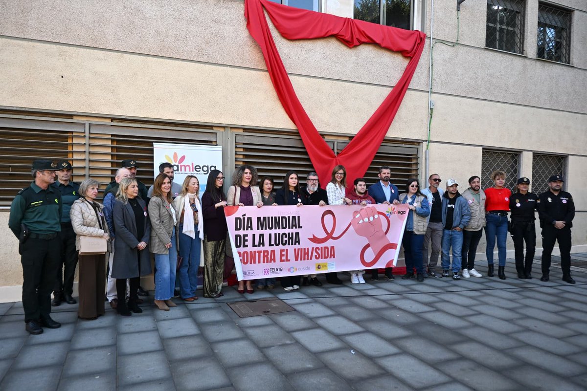 RTVEMelilla's tweet image. El @IESMF ha sido este lunes el escenario de la lectura del manifiesto con motivo del Día Mundial de la Lucha contra el VIH/Sida organizado por @AmlegaMelilla.