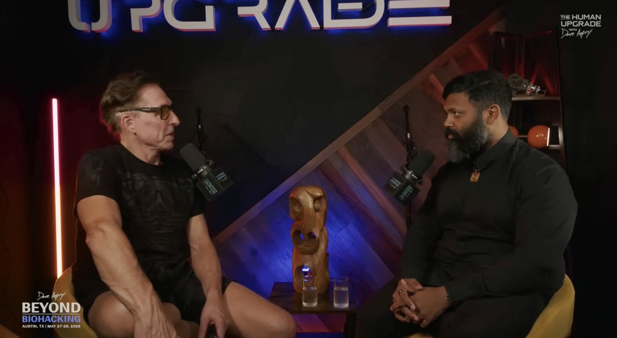 IshanShivanand's tweet photo. Lately, I had an incredible podcast with @daveasprey, 4x NYT bestselling author &amp; biohacking expert.

We explored breathwork &amp; neuroplasticity, the science of visualization, yogic approach to immortality, &amp; more.

Full episode : https://t.co/ef262DoS0O

https://t.co/6h7PPFeWzV https://t.co/CaohQKZovE
