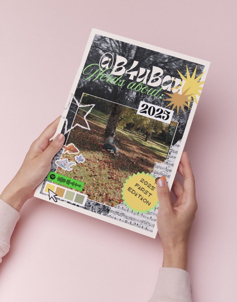 B4uBau's tweet photo. Invejei todos no tkk fazendo revistas da própria vida então fiz uma capa pra minha ☝️☝️

Graphic design is my passion 

#Magazine #GraphicDesigner https://t.co/u9sAVMzUNq