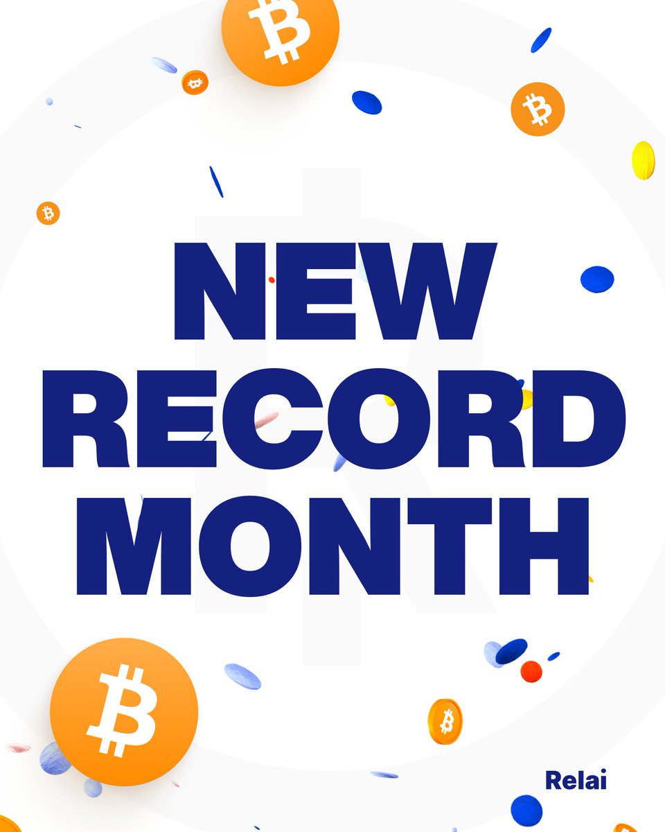 November was a record month 🚀

Our users bought more Bitcoin than ever.

Because Relaiers know exactly what dips really mean:

Bitcoin on sale 🛍️