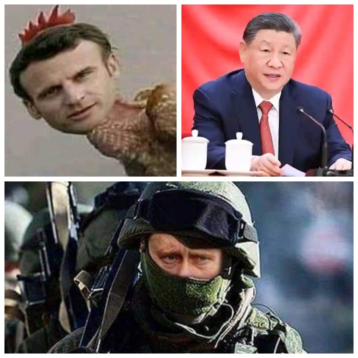 DelphineSankara's tweet image. 🛑Le coq 🐓 de l&apos;Elysée @EmmanuelMacron microbe, affirme qu&apos;il ira en Chine🇨🇳 du 03 au 05 décembre 2025 pour mettre pression sur le président chinois #Xi_Jinping d&apos;utiliser son influence pour soumettre #Poutine à un cessez-le-feu.

 Vrai vrai la hein, le petit est traumatisé.