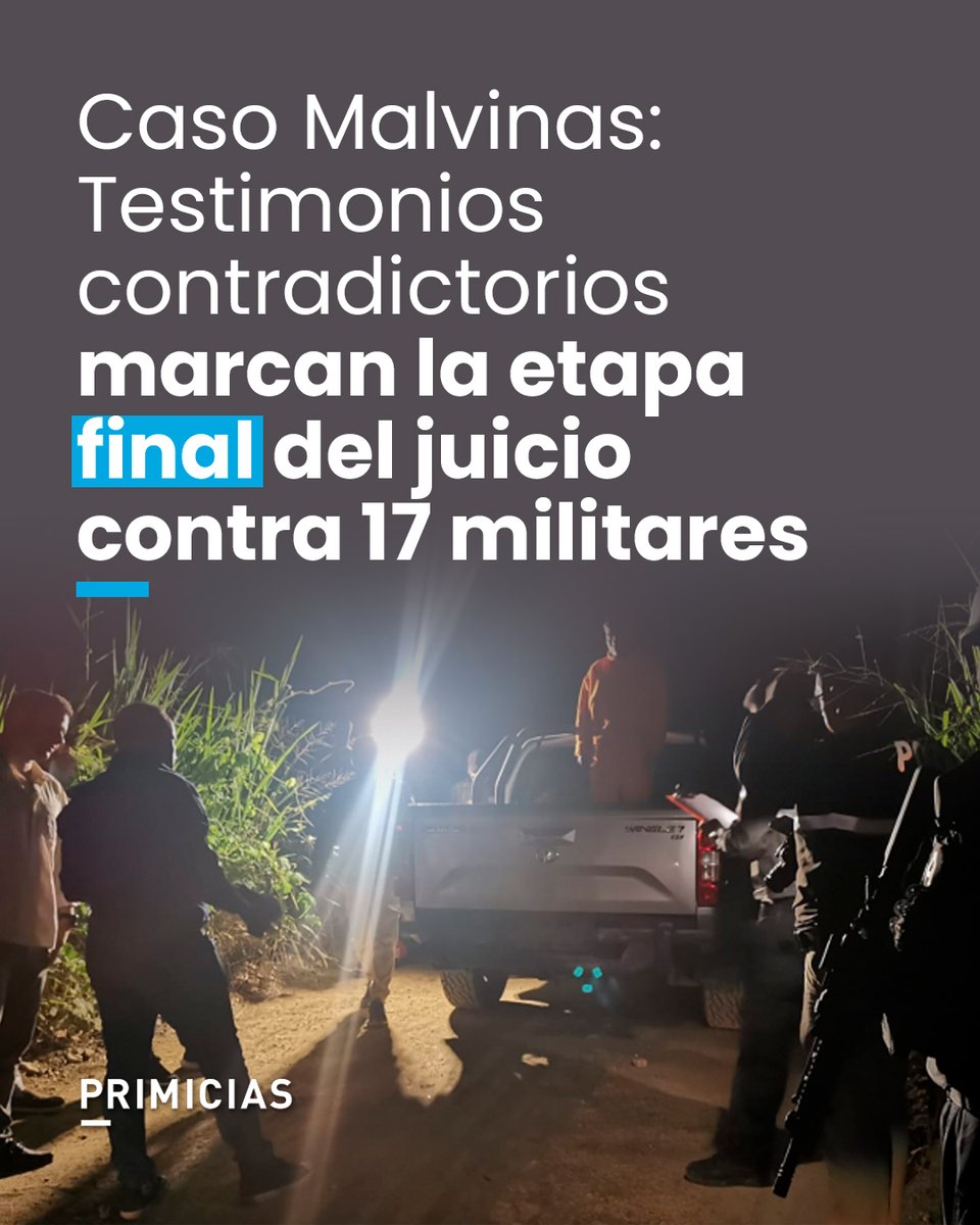 #CasoLasMalvinas | Siete militares procesados rindieron testimonio en la audiencia de juicio, que continúa este lunes 1 de diciembre de 2025. Un grupo niega disparos y agresiones a cuatro menores, pero otros lo confirman. prim.ec/IbJW50XzO1B