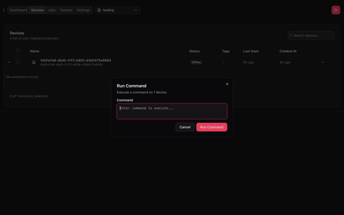 raulritaIndie's tweet image. Just shipped Atento.dev 

A single web dashboard to Run commands on multiple Linux devices.

Agentless. Zero daemons. Zero persistent processes.  

Free beta, no CC required  #linuxbootprocess 

 #SysAdmin #DevOps #LinuxAdmin #MSP