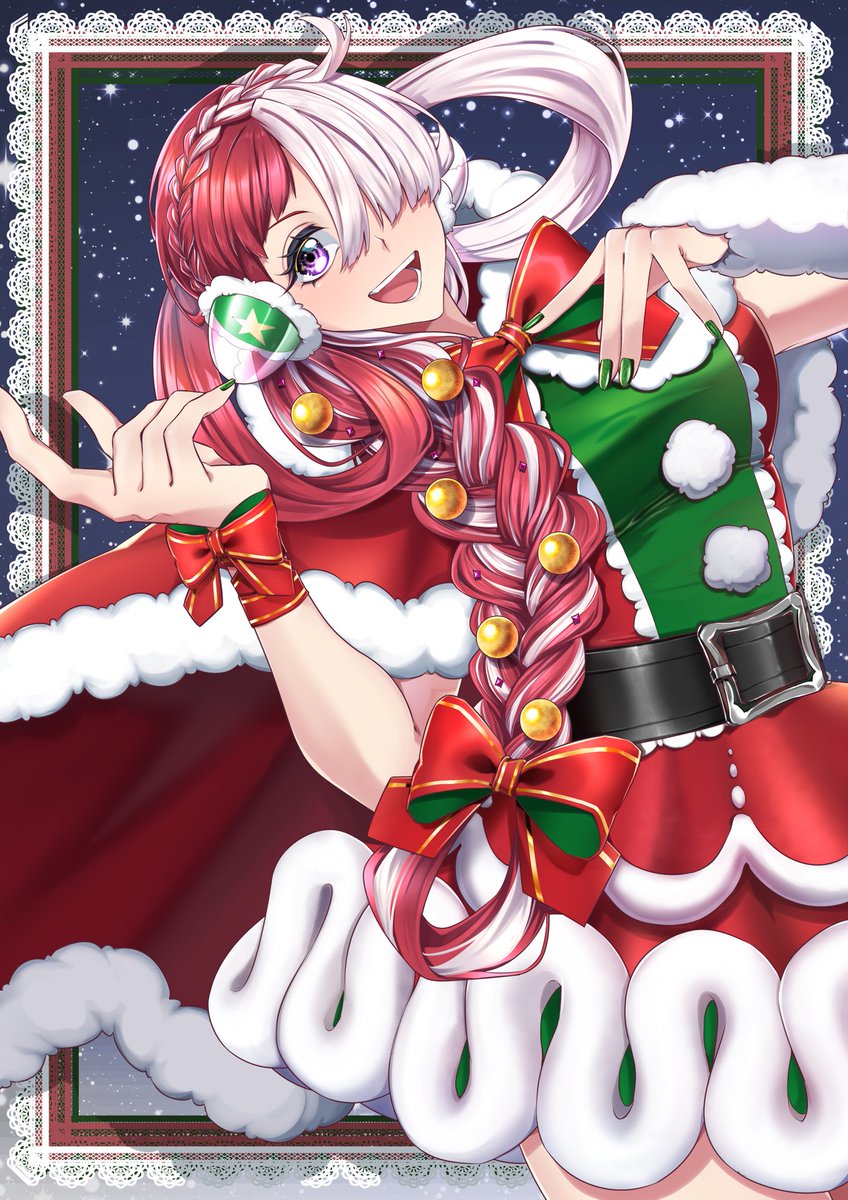 タマゴ劇団さんの創作衣装クリスマスイラスト企画に紹介から参加させて頂きました‼️
予約投稿にド失敗して切腹中です‼️申し訳ない‼️