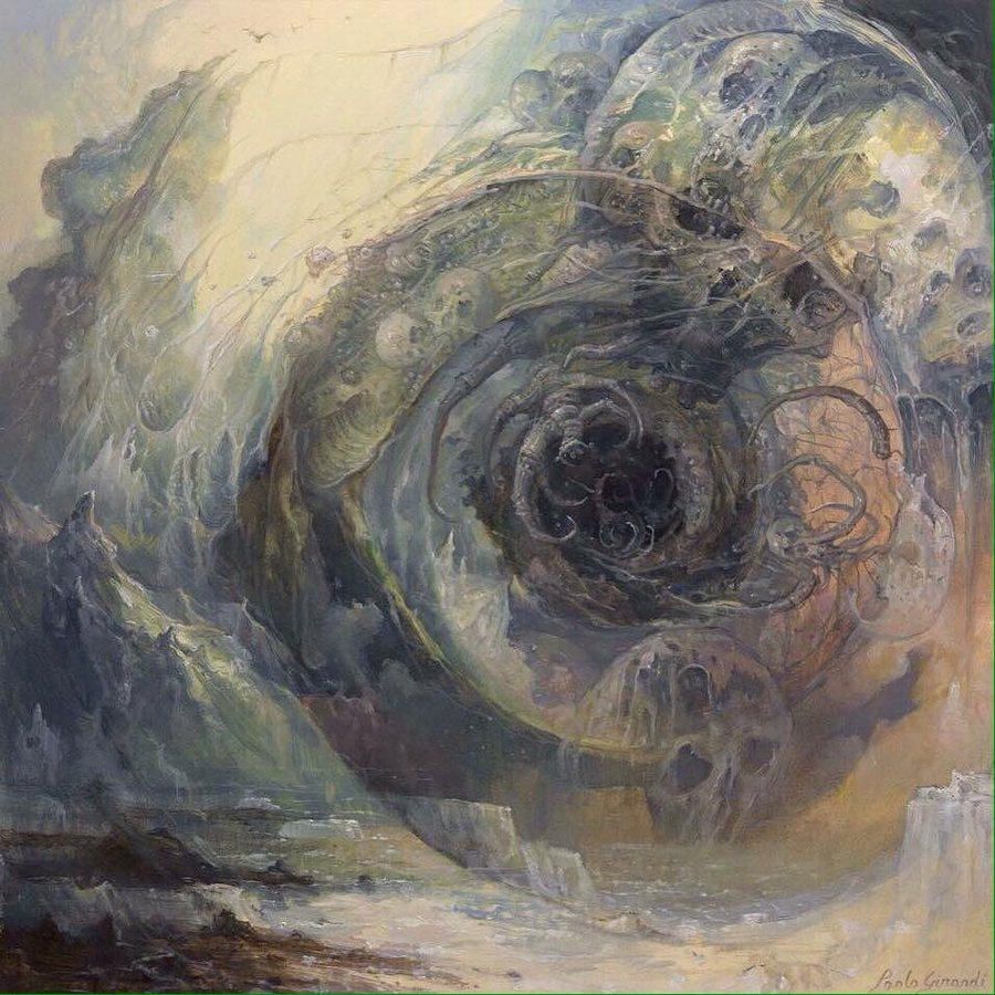 Apocalyptic landscapes by Paolo Girardi (born 1974)