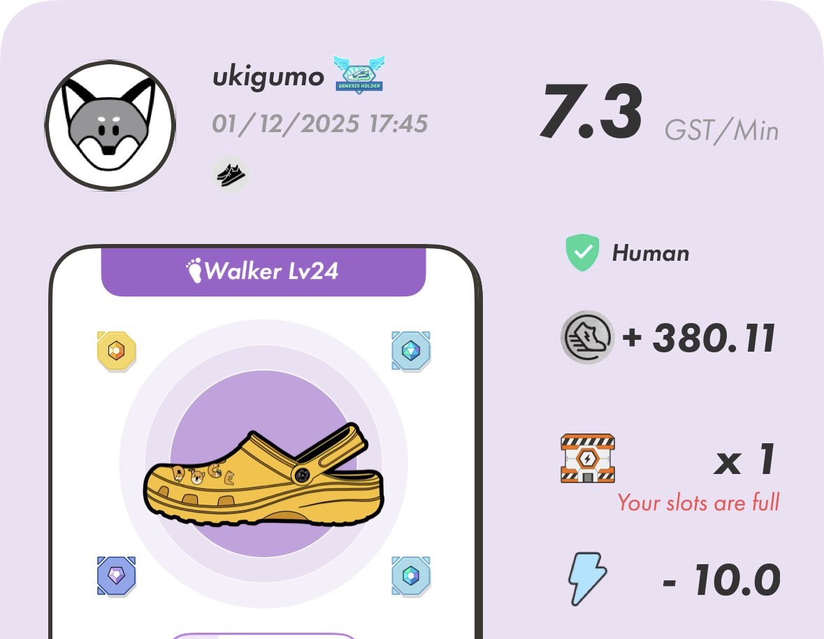 ukigumoSTEPN's tweet image. #STEPN #P国 🐧

今日のOGウォーク🍀

#ActivationCode 
78905684