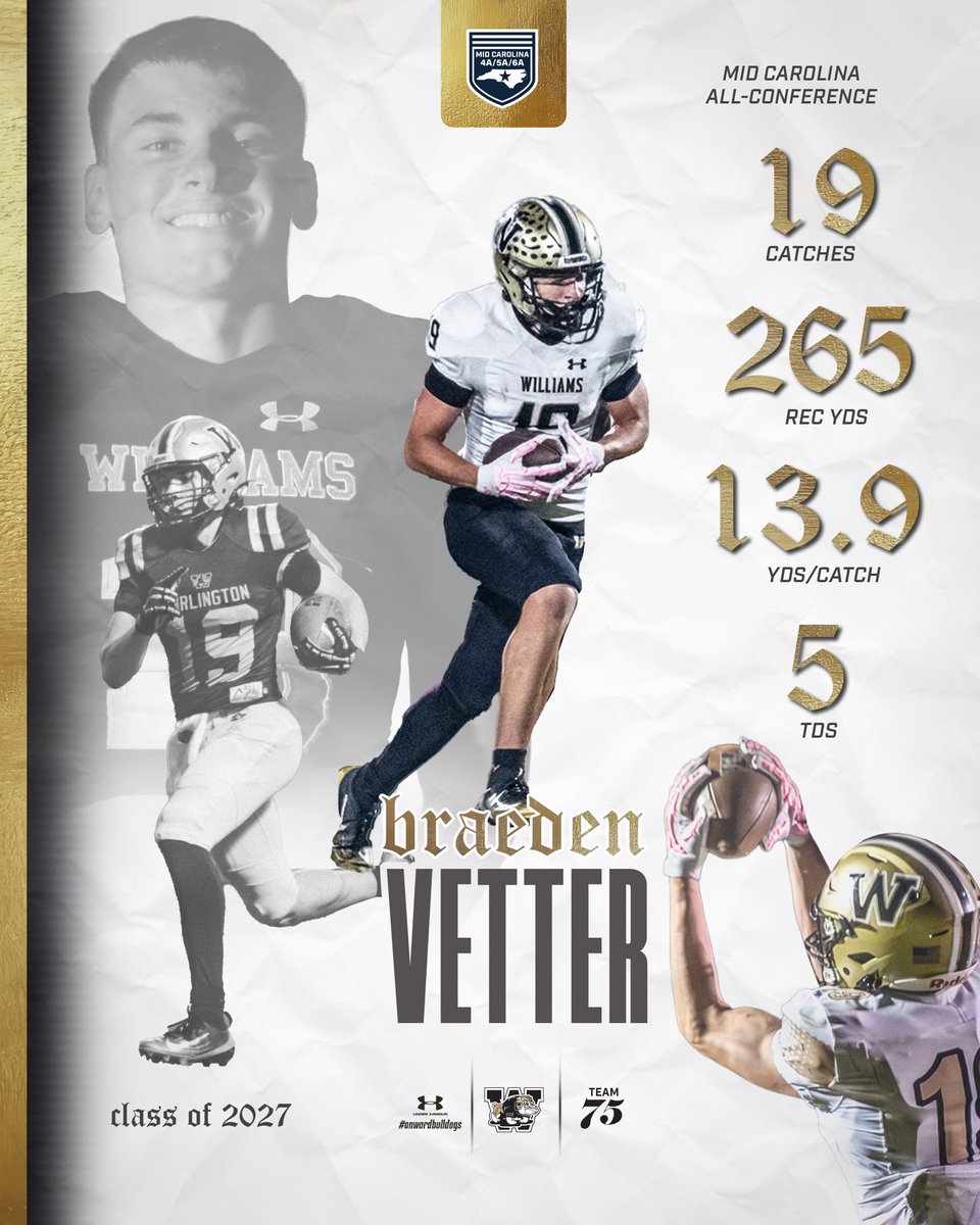 whsbulldogsfb's tweet photo. Congratulations to Braeden on earning All Conference honors. Tough and determined athlete whose commitment to the team positioned him to serve as an extra blocker or a down field passing threat! https://t.co/Pe2enoi3vI