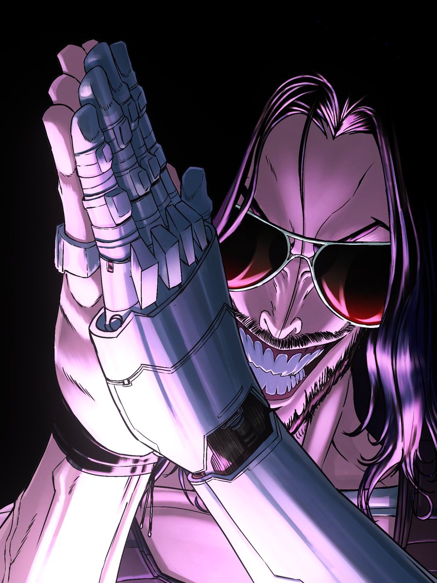 kuroxcho's tweet image. Johnny silverhand commision