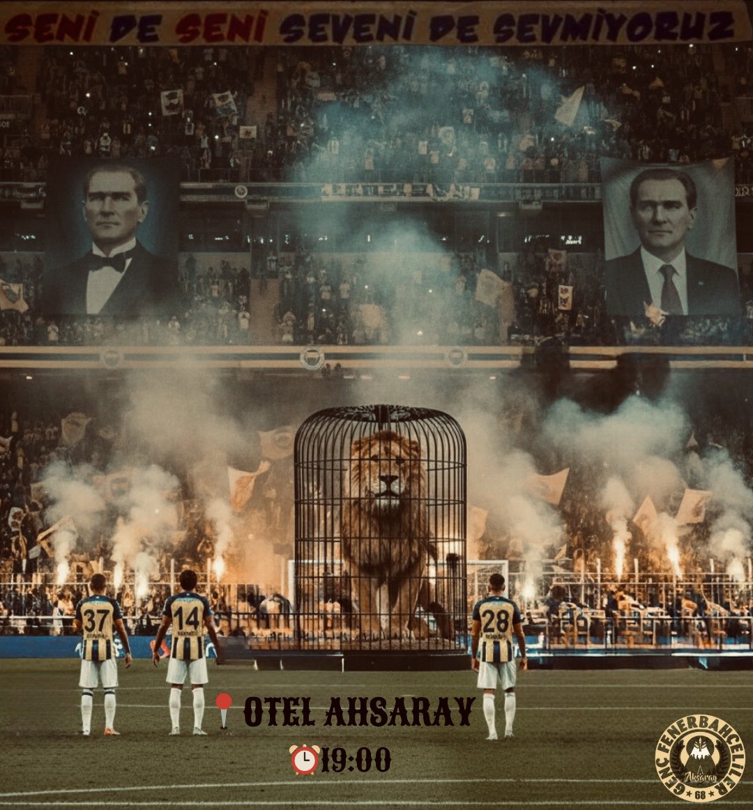 FENERBAHÇEMİZİN MAÇINI HEP BERABER İZLİYORUZ 💙💛
⏰19:00
📍OTEL AHSARAY
#gençfenerbahçeliler #fenerbahçem #fenerinmaçıvar #fb #gencfenerbahceliler <a href="/fenerbahce/">Fenerbahçe SK</a>