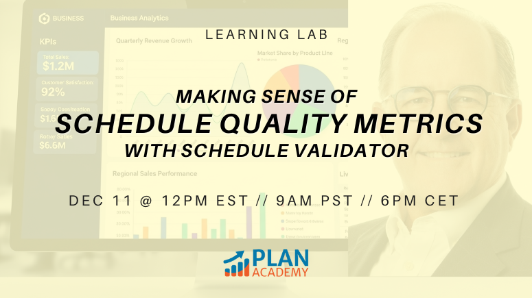 askmlepage's tweet photo. 📆Put it in your calendar: Dec 11 is our next webinar! 
Making Sense of Schedule Quality Metrics with John Jackson &amp; Todd McKendrick from Schedule Validator 

RSVP Here: 
https://t.co/bQQ5ekPh5I https://t.co/VEKRGOrB7k