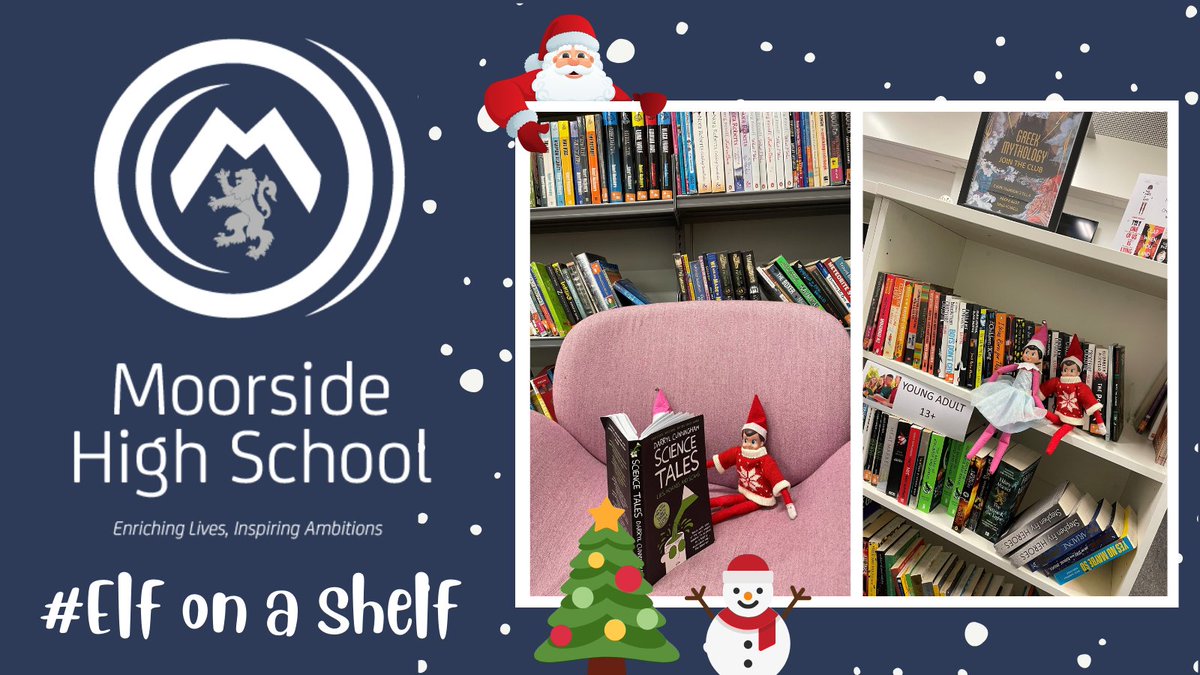 MoorsideHigh's tweet image. 📚 The elves have found their way to the library!
Looks like they’re diving into some great reads and enjoying a quiet moment among the books.
✨ What’s your favorite book this season?
#ElfOnAShelf #MoorsideHigh #ReadingTime
