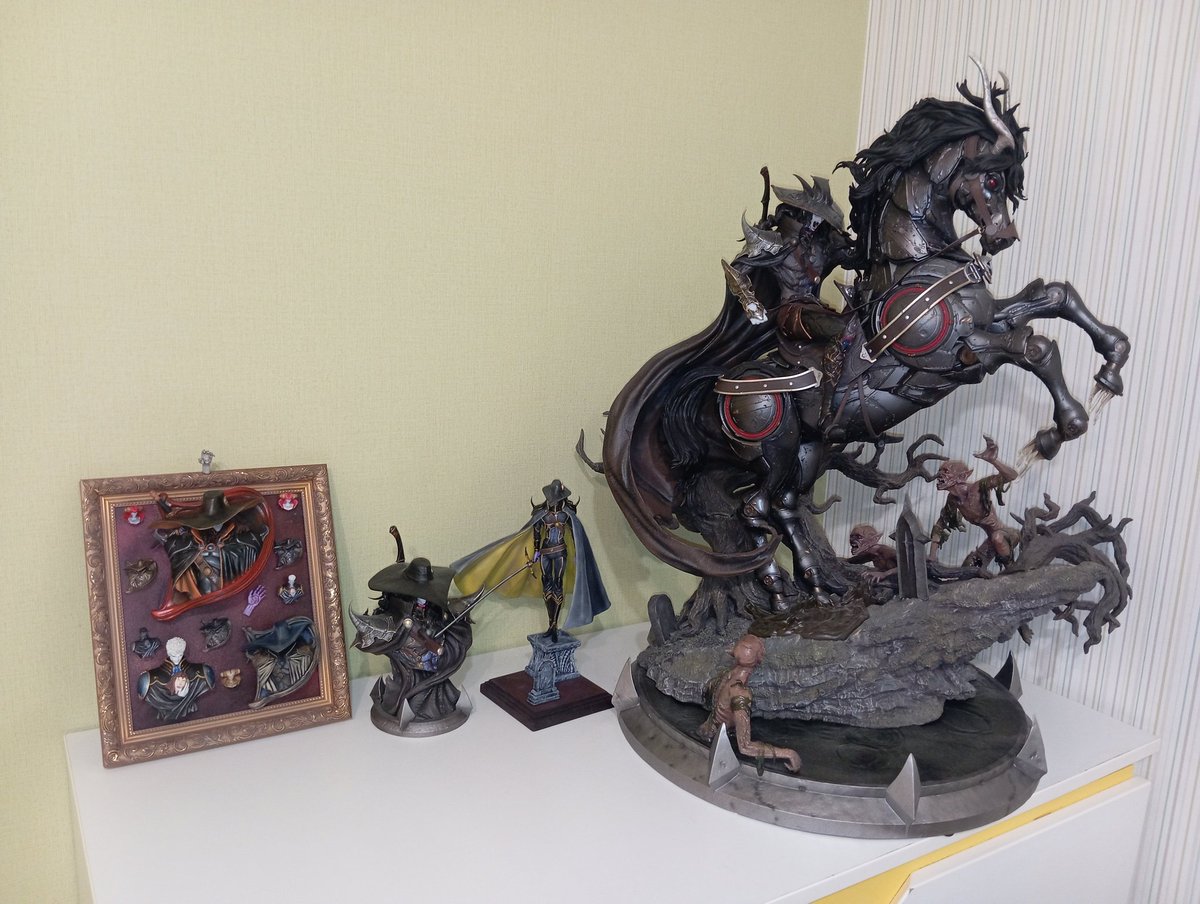 Blade0818's tweet image. My collection from #VampireHunterD .
 All the figurе were bought  in this year!
Thanks for D: @FECT_zoukei , @heavygauge01 , @Figurama1 
🤩🥰😍