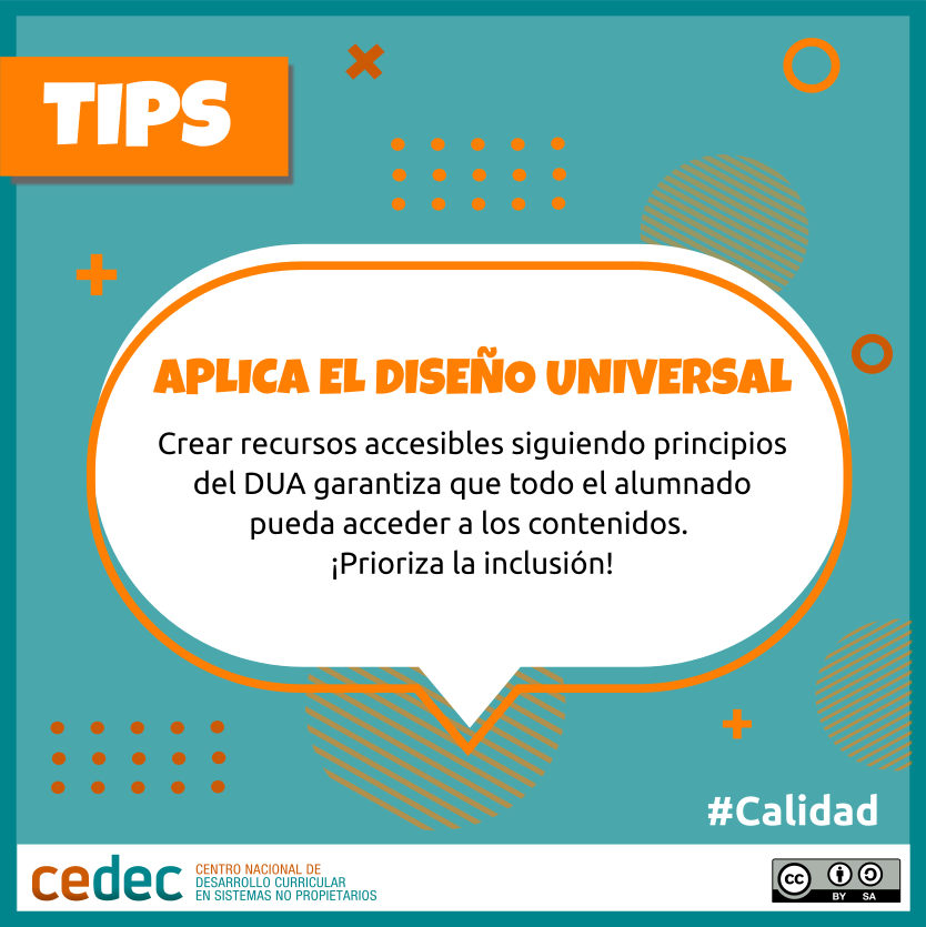 CeDeC_intef's tweet image. Tip del día #Calidad #tomanota