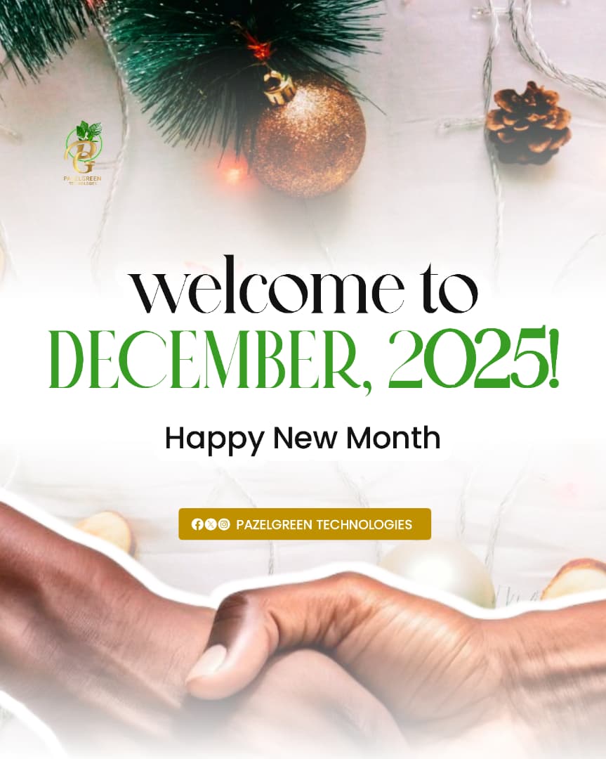 pazelgreentech's tweet photo. Happy New Month from Pazelgreen! 

December is here, the final chapter of the year, and a perfect time to refocus, realign, and prepare for stronger growth across the Agri-food chain.

#Pazelgreen #WelcomeDecember #AgriFoodChain https://t.co/HhI8Xnqv5i