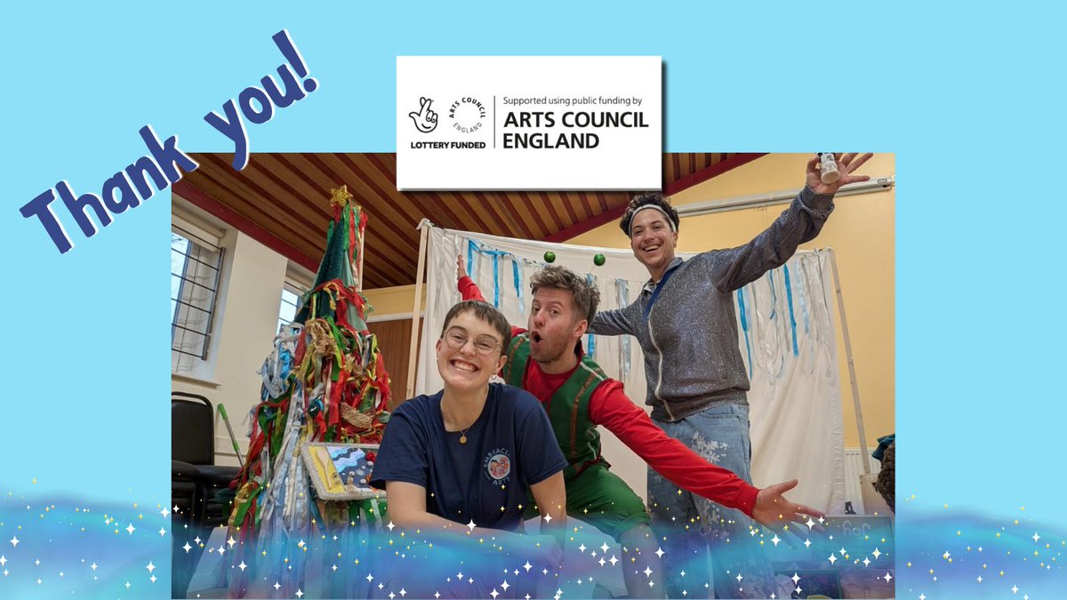xmasforkids's tweet photo. We are incredibly grateful for the generous support of Arts Council England @ace_national 🎉

Together we’re making magical ✨ sensory experiences possible for our brilliant audiences in schools, hospices and community settings across the UK this Christmas 🎁🎄

Thank you! https://t.co/KCYl1TbvDH