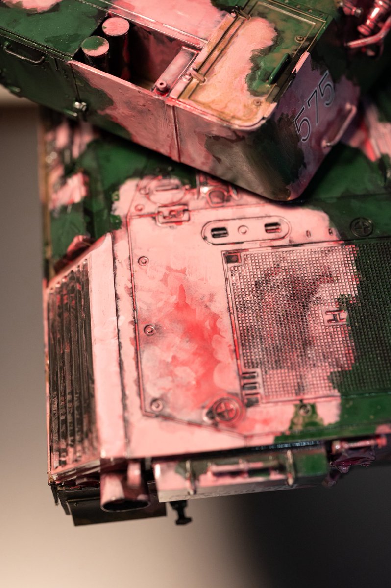 leavingwater's tweet image. Okay the pink panzer is finished! A quick project but it looks amazing!