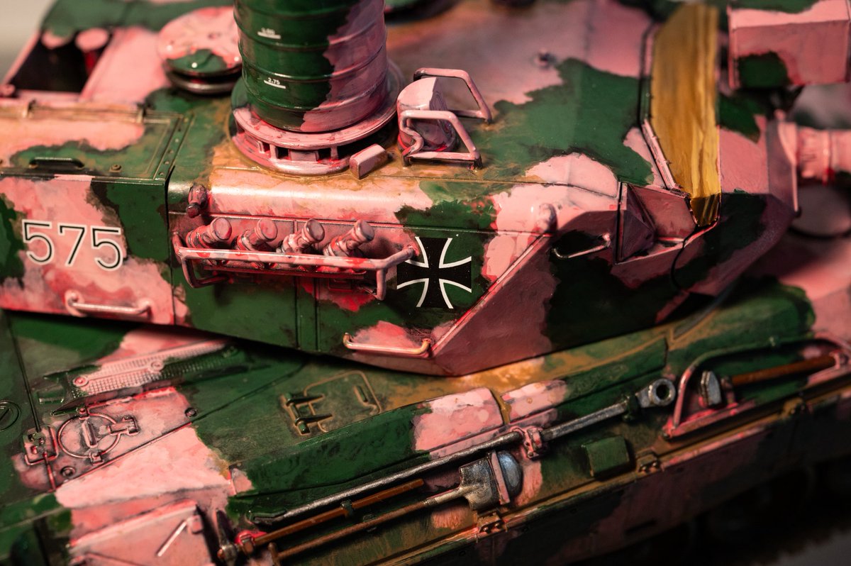 leavingwater's tweet image. Okay the pink panzer is finished! A quick project but it looks amazing!
