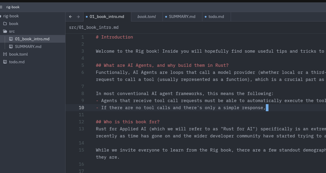 joshmo_dev's tweet image. fine I&apos;ll write a book on how to write AI agents with Rust using `rig`

 (and yes this will actually be getting done)