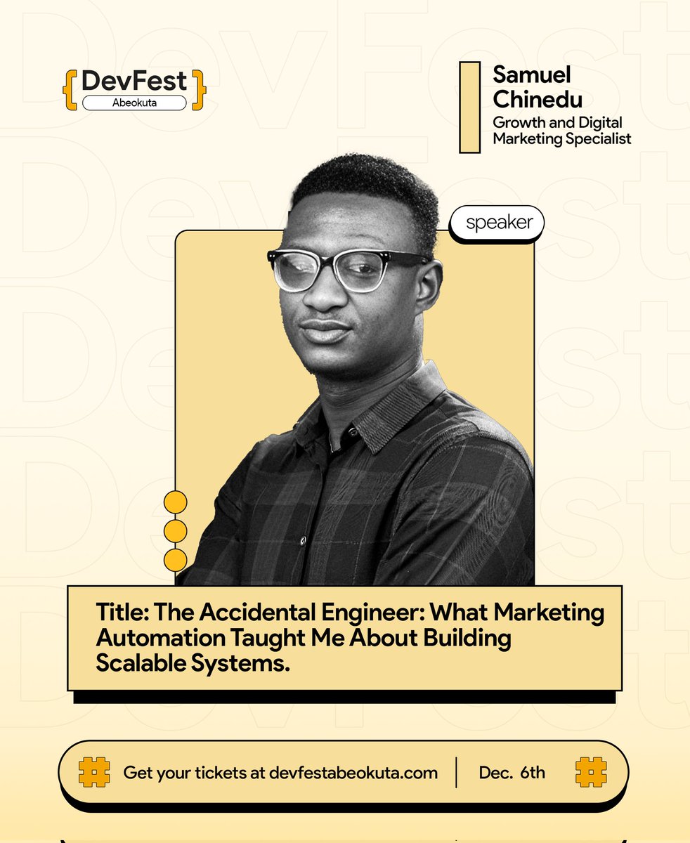 GDG Abeokuta | #DevFestAbeokuta tweet media