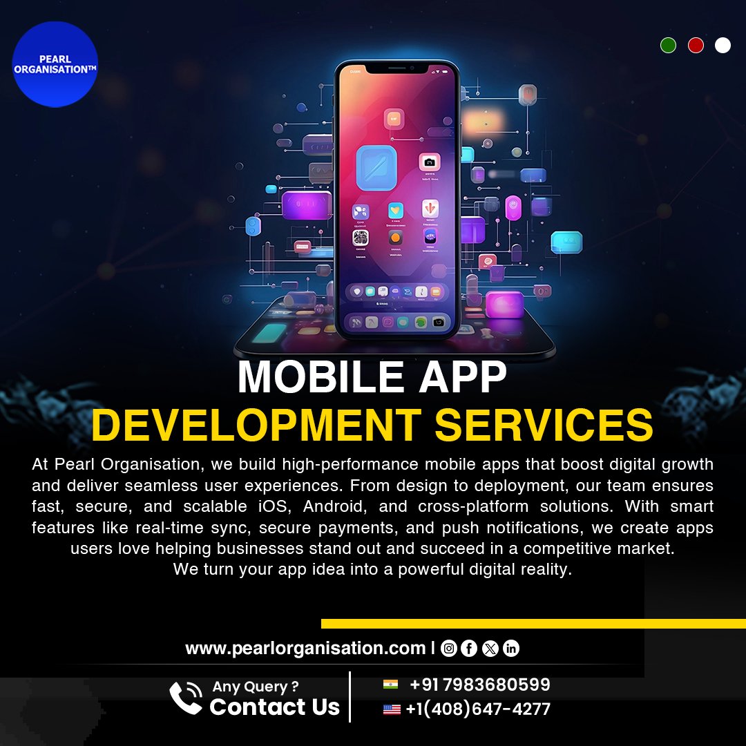 pearlorgs's tweet image. Build powerful mobile applications with our Mobile App Development Services that ensure seamless performance and scalable solutions.
.
.
🌐 pearlorganisation.com
📞 Contact Us : +91 7983680599 , +1(408) 647-4277
.
.
#PearlOrganisationReviews #MobileAppDevelopment #iOSApps