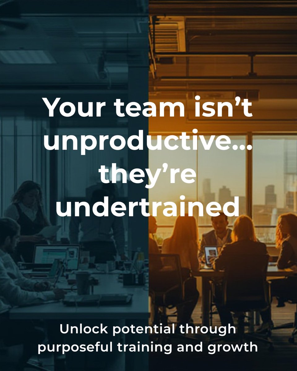 switchvilleHQ's tweet image. Your team isn’t unproductive… they’re undertrained.

Many organizations assume they have a “performance problem.”

When employees are not equipped with the right leadership, and problem-solving skills, performance will always suffer.
#leadership #TrainingProgram #Switch2 #Amen