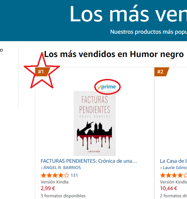 arbarrios20's tweet photo. La Serie Meseta Negra mezcla crimen, suspense y humor de varios colores.
FACTURAS PENDIENTES el el primero.
El más vendido en #ebooks de #humornegro
EBOOK GRATIS con:
#AmazonPrime
#kindleunlimited
Descarga aquí y lee cuando quieras:
https://t.co/je5FFFFgLf
#comedianegra https://t.co/RjkxcT4M88