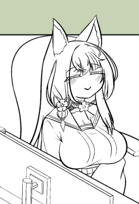 お原稿ペン入れ段階に入ったんだけど、ワカモ可愛いのでは