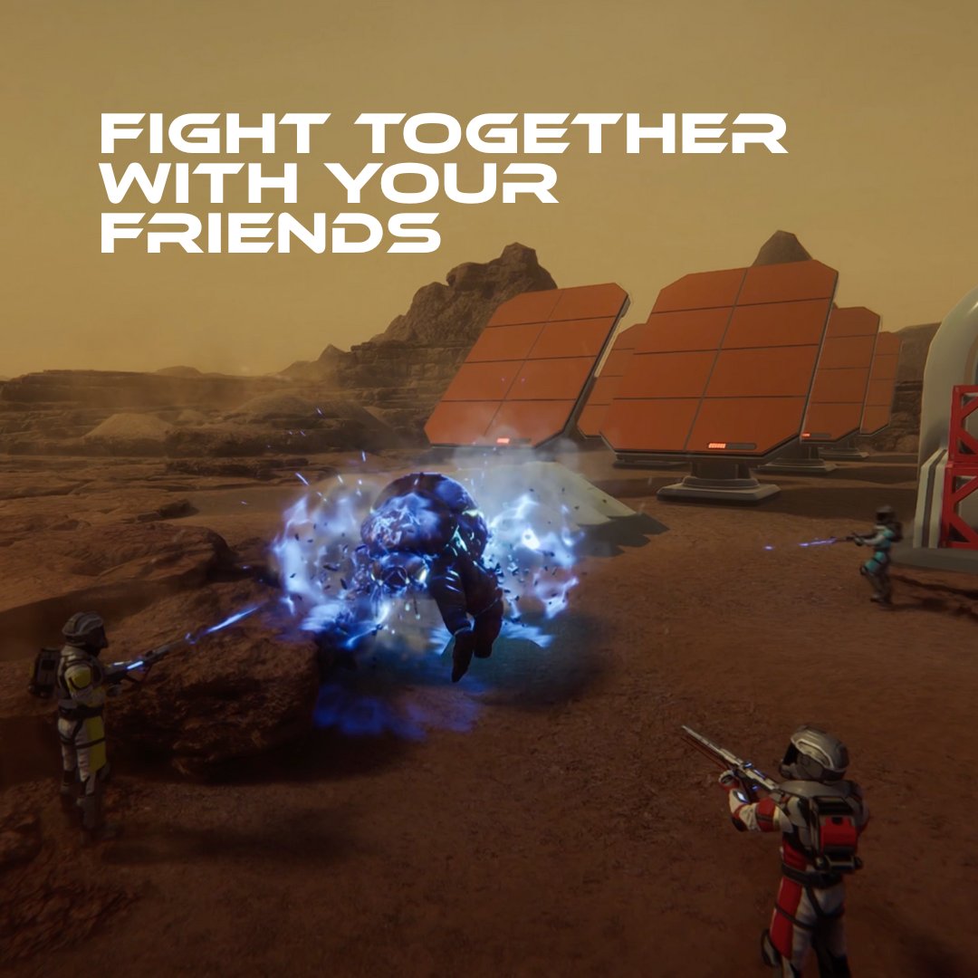 Fight Hard in Cosminers💥
Plasma guns for swarms, energy launchers for big hits, defense towers for safety, TNT for chaos, and landmines for traps.
Wishlist now! ➡️ store.steampowered.com/app/1690100/Co…

#Cosminers #FightHard #IndieGame #IndieDev #FPS #CoopGame #SurvivalGame #GameDev #PCGaming