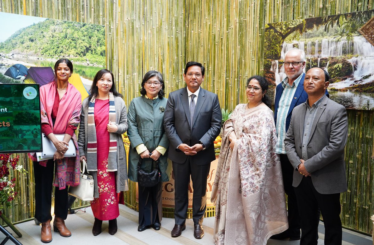CMO_Meghalaya's tweet photo. HCM said that the term ‘organic farming’ is not just a buzzword but is an age-old tradition practiced by generations of farmers of Meghalaya and the North East region

@AgriGoI @APEDADOC https://t.co/CqxgNRX5wV