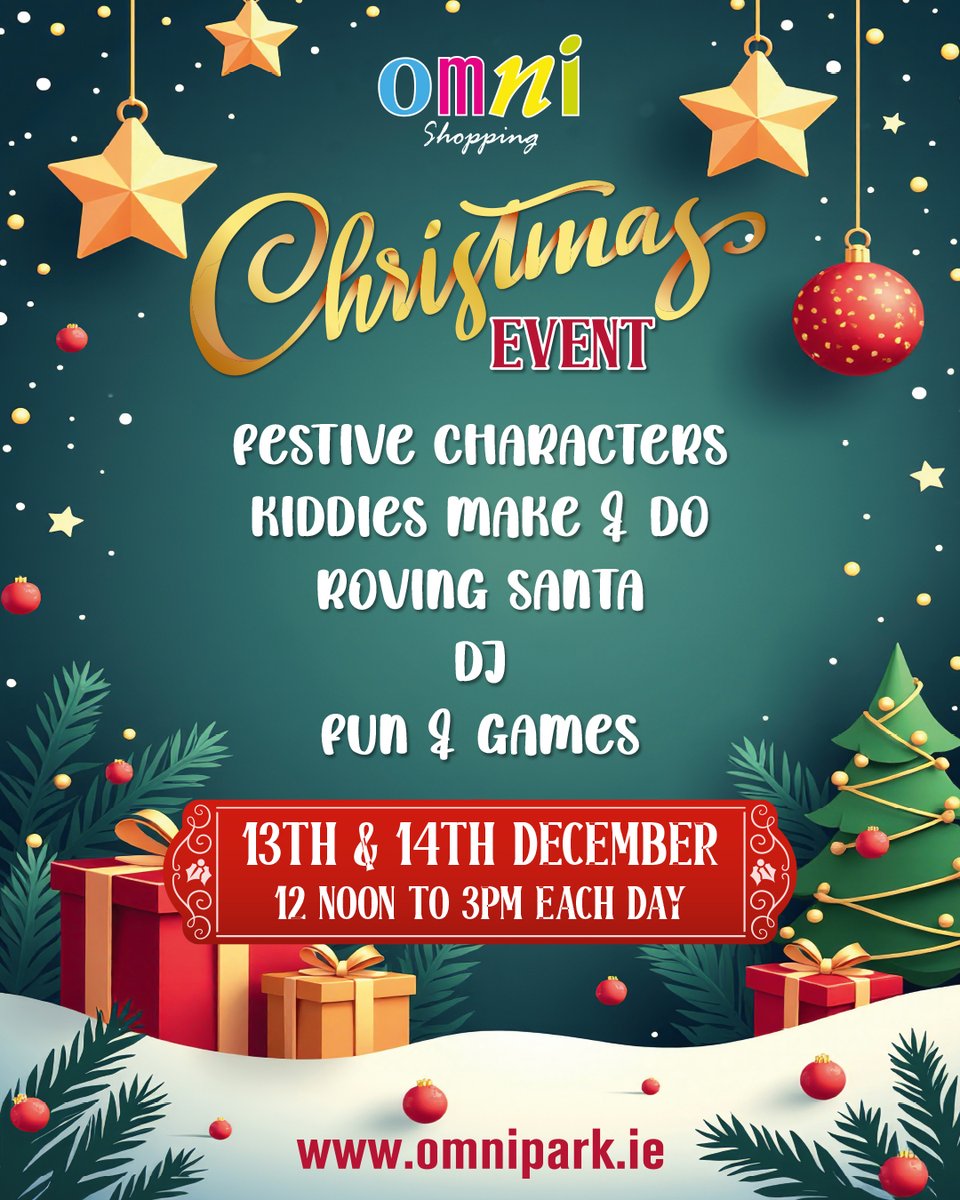 Join us for our Santa Party Weekend - Saturday 13th &amp; Sunday 14th December 12 noon to 3pm🎅