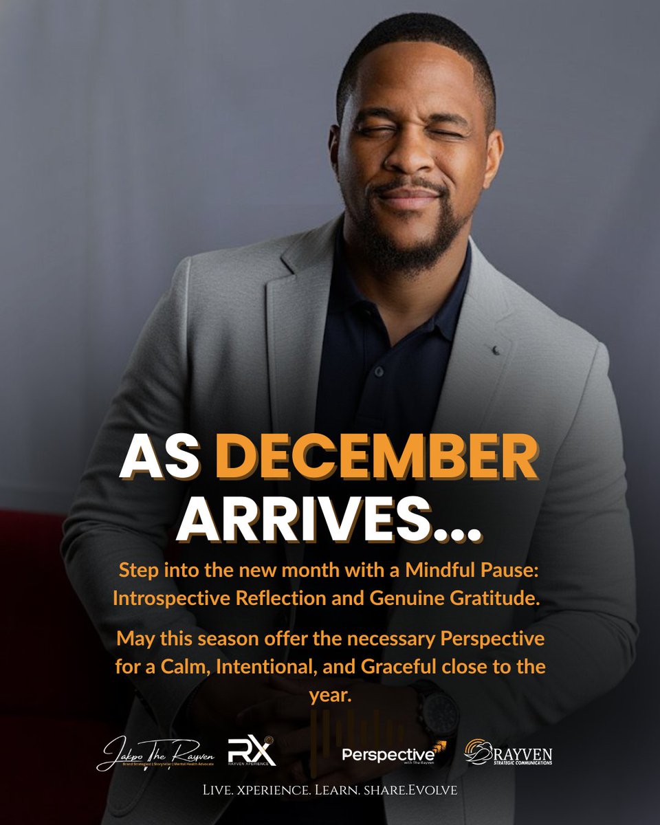Jakpo_TheRayven's tweet photo. Hello, December.👋.
Let’s step into this final chapter with calm energy, clear minds, and soft confidence. https://t.co/XjWYmtf5uO