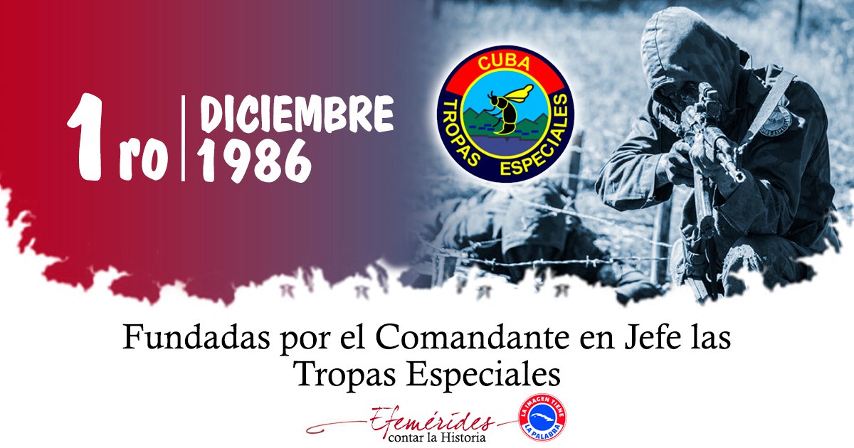 Feliz día para los combatientes de las Tropas Especiales, hombres y mujeres de marchas y montañas, con voluntad infinita y una fidelidad a toda prueba.