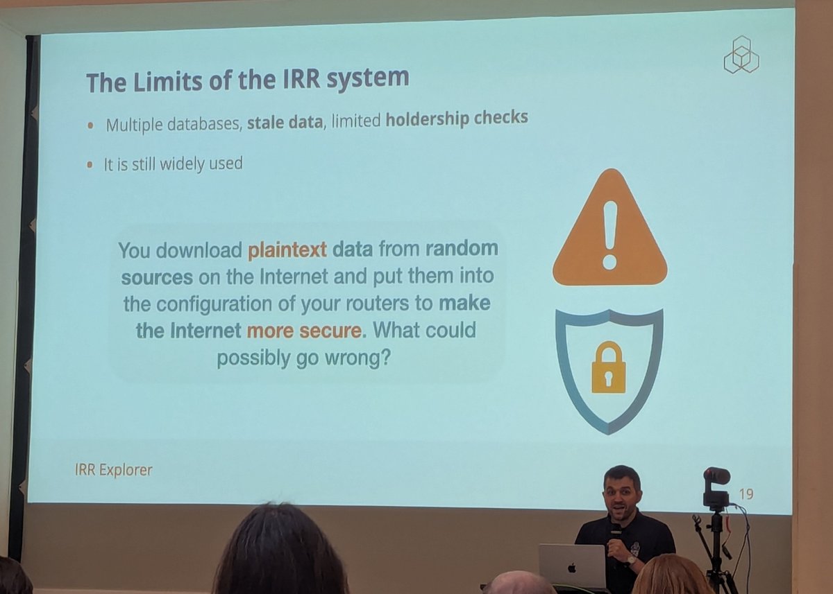 Download plaintext data from random sources and use it to configure your routers to make the Internet more secure. What can go wrong? <a href="/Oskar456/">Ondřej Caletka</a> at #PasswordsCon