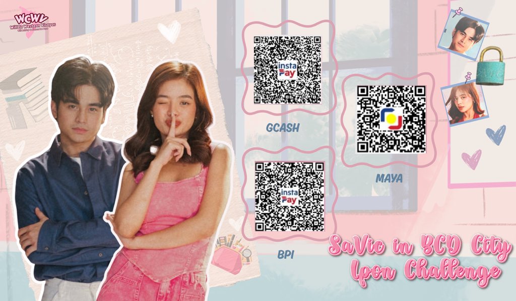 Catchers, we need your support as we gear up for the LYSB Promo Tour this December 12 in SM City Bacolod! 🩷🩵

To make WillCa’s first-ever visit to our region truly unforgettable, we’re launching our Ipon Challenge!

Every contribution—big or small—brings us one step closer to