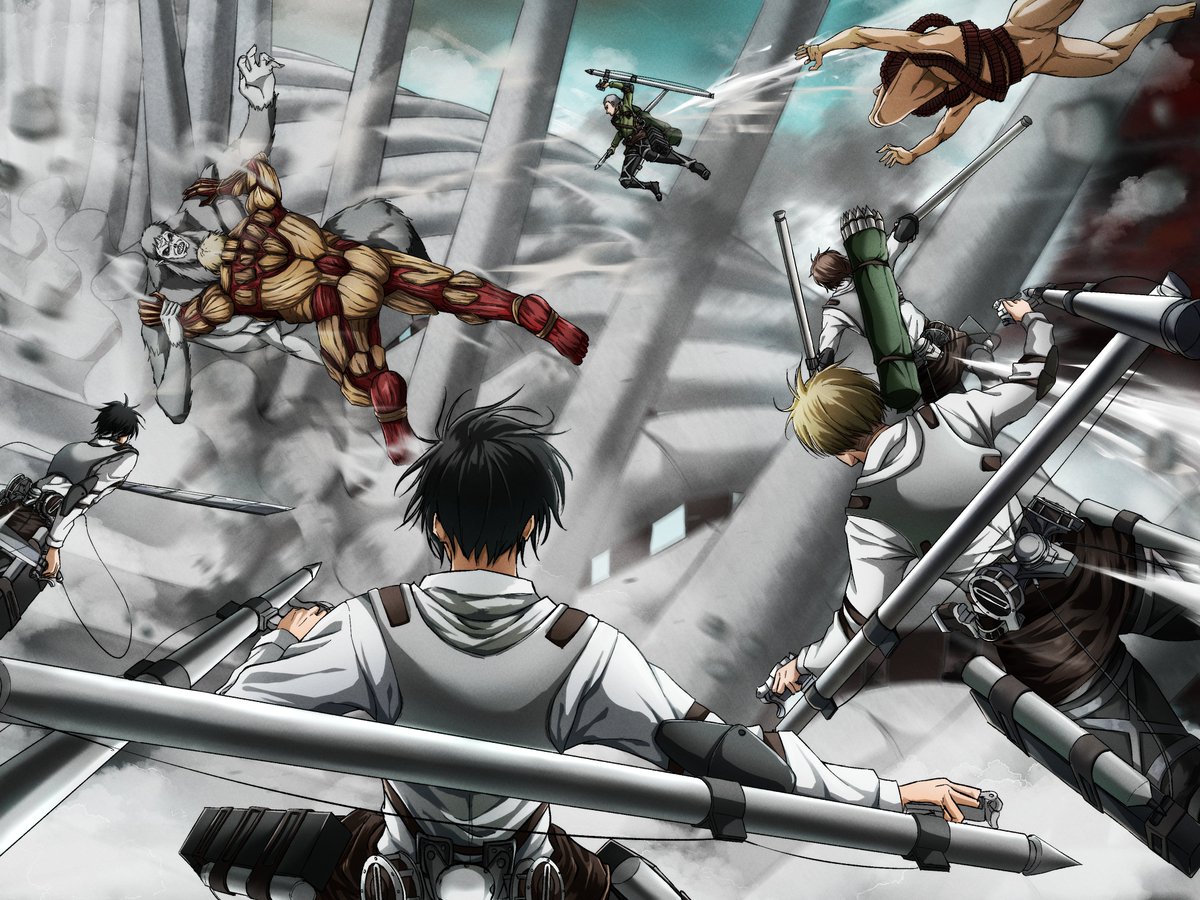 牛（<a href="/u_s_i_s_i/">牛🐮</a>）さんのOST MIX動画にイラストで参加させて頂きました！
個人的に好きなOSTてんこ盛りで激アツなMIXになっています…！
最高にかっこいい動画になってますので是非たくさん聴いてください！！
DOA × Splinter Wolf | Attack on Titan OST Mix youtu.be/yocSX3sjMNE?si… <a href="/YouTube/">YouTube</a>より