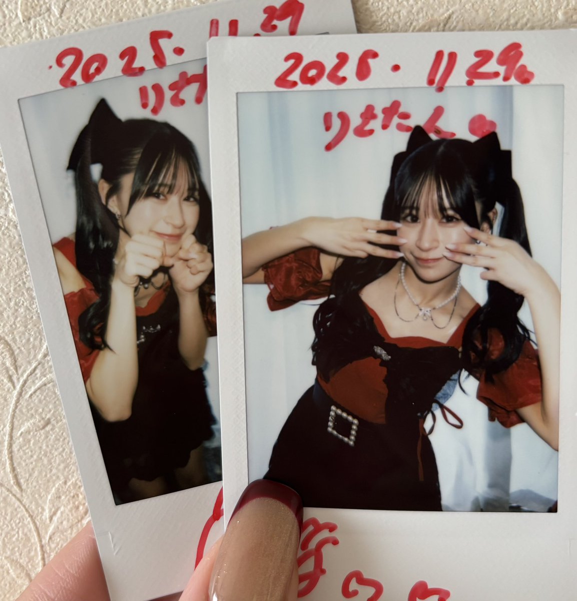 チェキのポーズでこんなに笑わせてくれるの天才すぎる✨ 可愛すぎまし