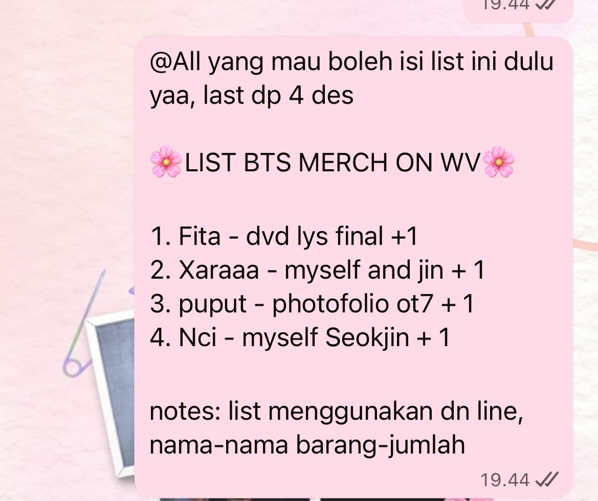 tekukkill's tweet image. guyss ada yang mau jajan bareng gaa? udh masuk 4 slot anak go ku, cmn kurg 3slot biar freeong.. go dom krw yaaps ❤️

#wts #bts