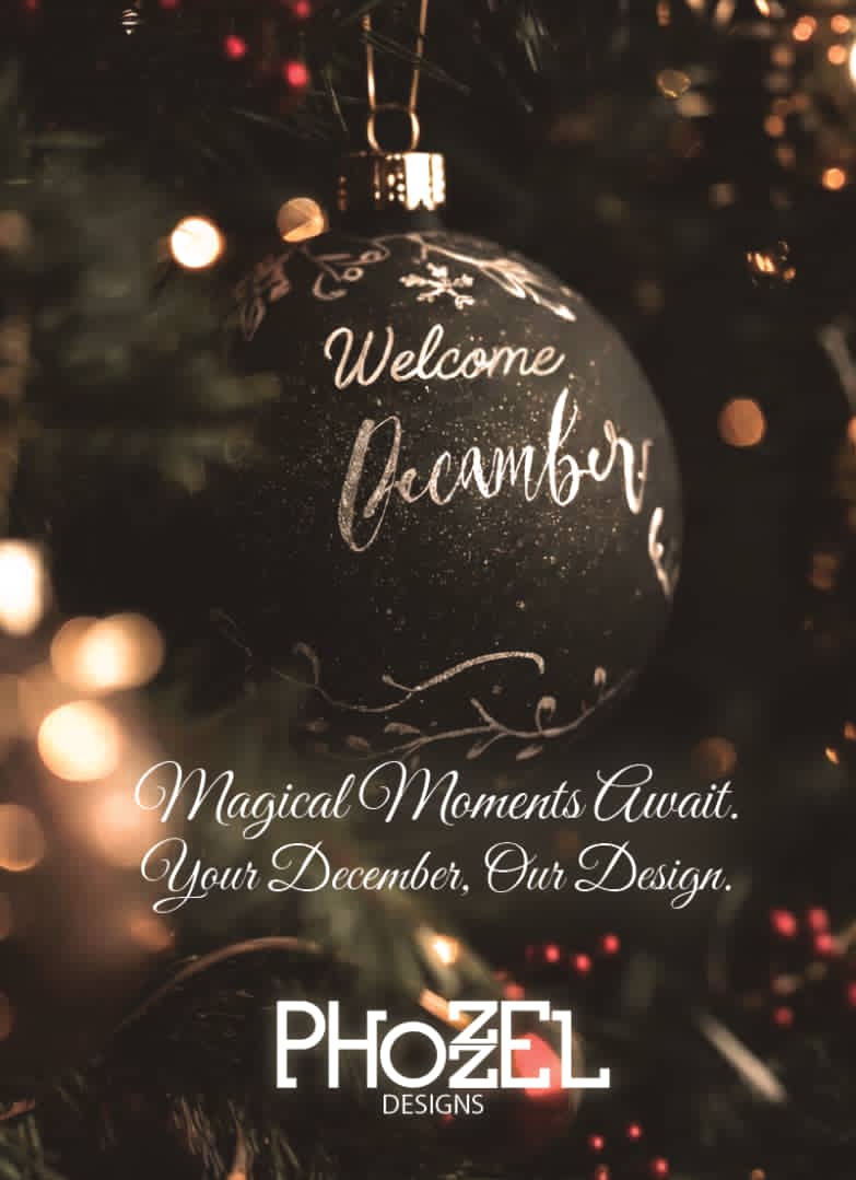 IOghali's tweet image. Welcome December, the season of sparkle, warmth, and everything that feels a little more beautiful. A fresh month, a fresh glow. Let the magic begin.
PHOZZEL Designs.