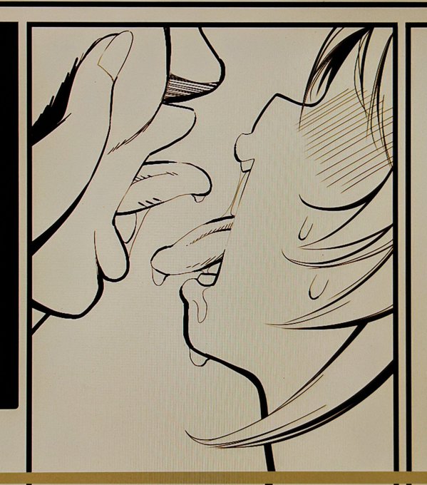 ガオガイガーの合体バンクのようなベロチュー出来ました(*'ω`*)