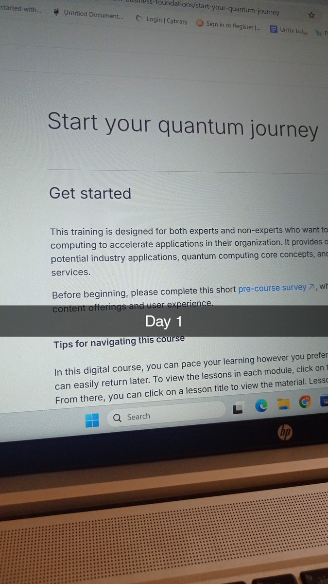 dev_in_gaza's tweet image. I’ve decided to start learning Quantum Computing alongside my work, at least 1 hour every day.
Today, I began the IBM Quantum course to gain general knowledge and explore real use cases.
Excited to see where this journey takes me! ⚛️✨
#quantumcomputingindia
#quantum_technologies
