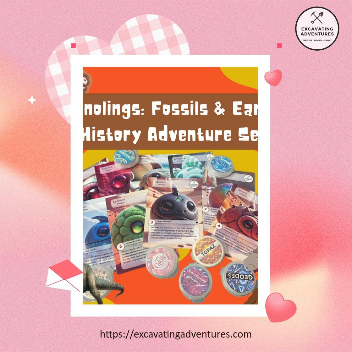 Excavate_Advntr's tweet image. Unleash your inner paleontologist with Dinolings: Fossils &amp;amp; Earth History! Dive into a thrilling excavation adventure for just $7.99. Discover history today! #STEMtoys #PaleontologyFun

Shop Now excavatingadventures.com/products/dinol…
