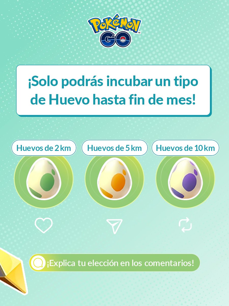 PokemonGoAppLA's tweet image. ¡No hay una respuesta incorrecta! ¿Cuál sería tu elección? 🥚💫