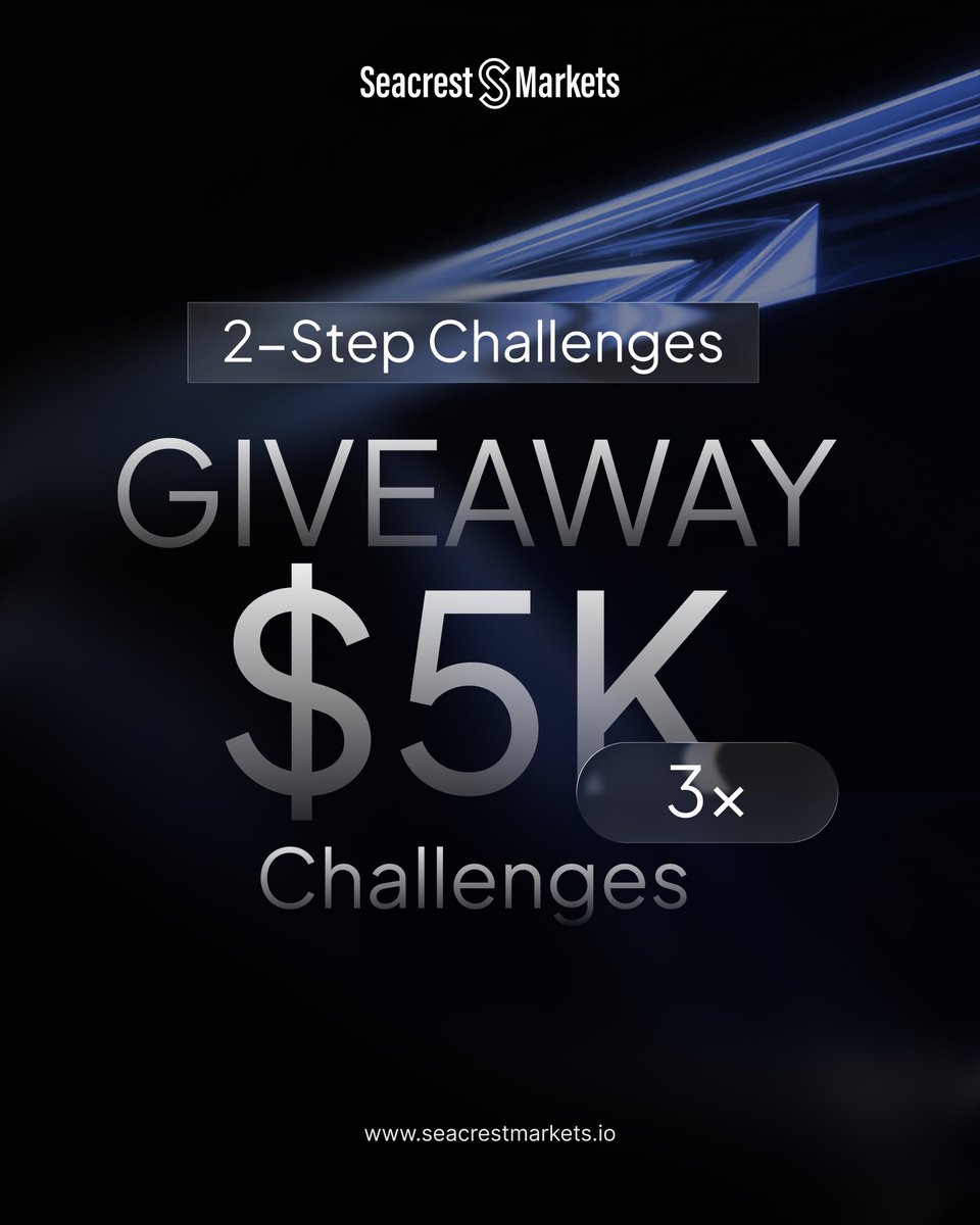 babujin_fx's tweet image. Giveaway🎁✨

3×5k Accounts

Rules:

1️⃣ Follow @seacrestmarkets &amp;amp; @babujin_fx
2️⃣ Like, Retweet and Tag 3 friends
3️⃣  Follow: @Range___Trader, @Abubakariguri, @sir_hisham_, @Simple_BoyFx, @3k_legend_
@katsinawafx, @Major__Fx

Winners will be announced In 3 days