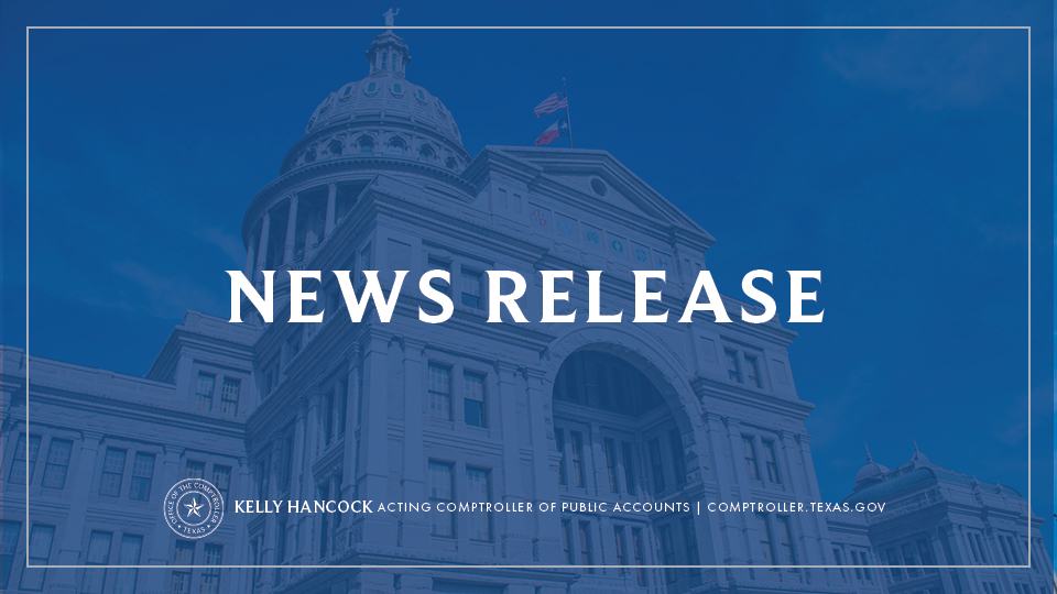 News Release: Acting Texas Comptroller Kelly Hancock Updates Franchise Tax Depreciation Rules to Align with Federal Provisions comptroller.texas.gov/about/media-ce…