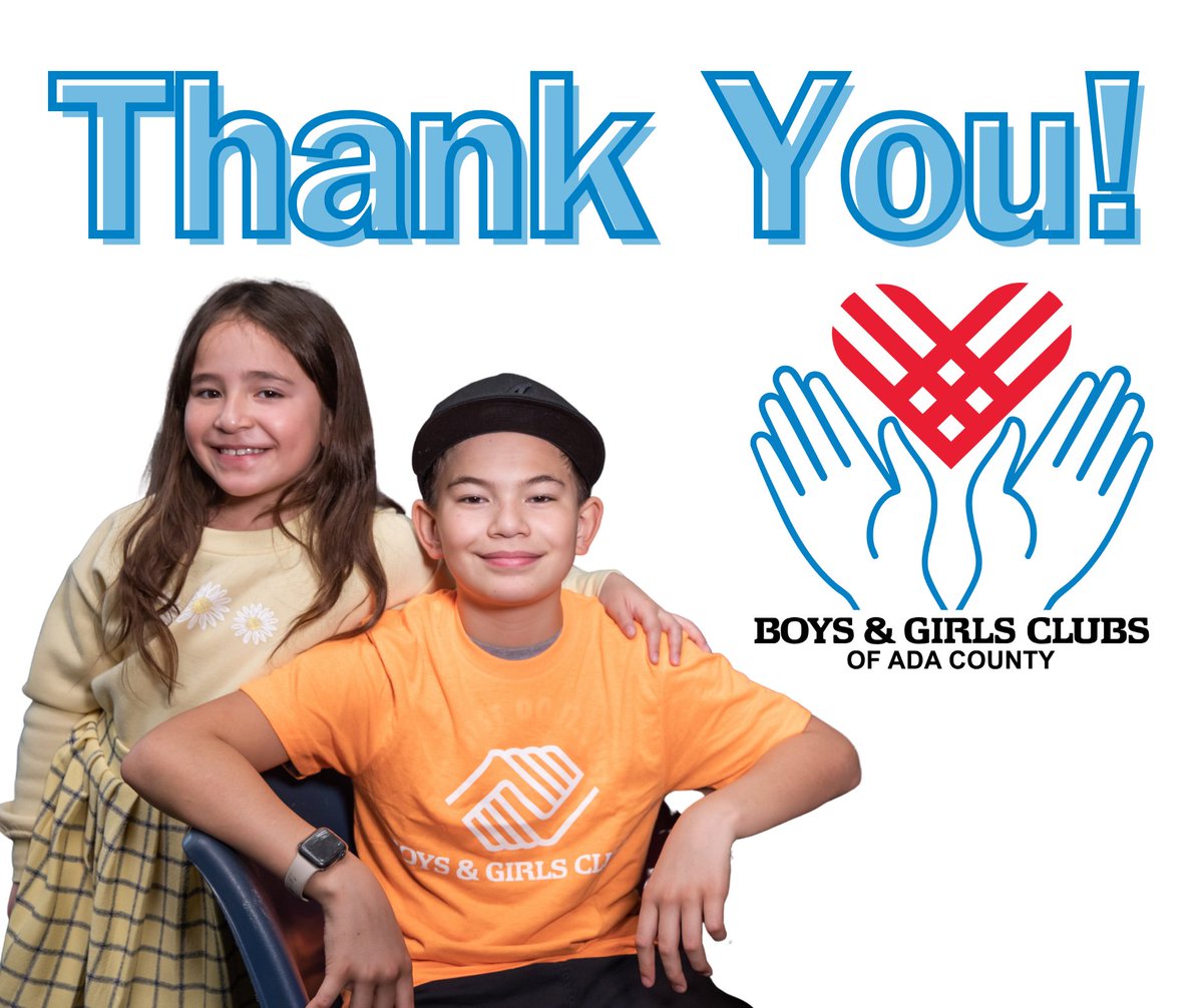 Thank you for showing up this Giving Tuesday! 💙 Your support means more meals, more mentors, and more moments of hope for kids who need us most. We’re so grateful for you!
#GivingTuesday #ThankYou #adaclubs #GreatFuturesStartHere #adacountyneedsclubkids #clubkidsneedyou